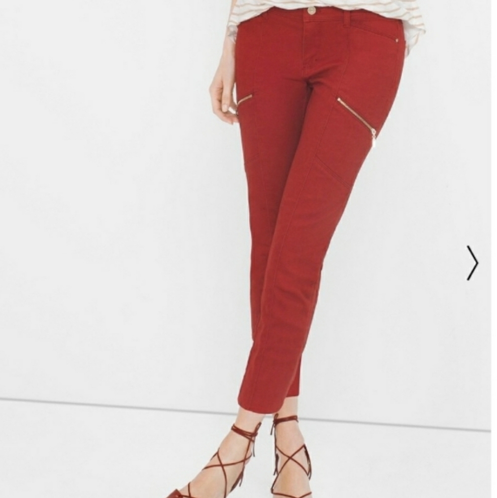 White House Black Market Skinny Crop - size 4